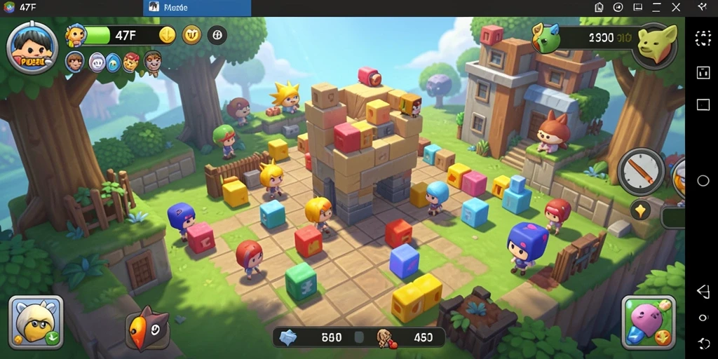 Tampilan gameplay menantang dari 47F yang memikat.