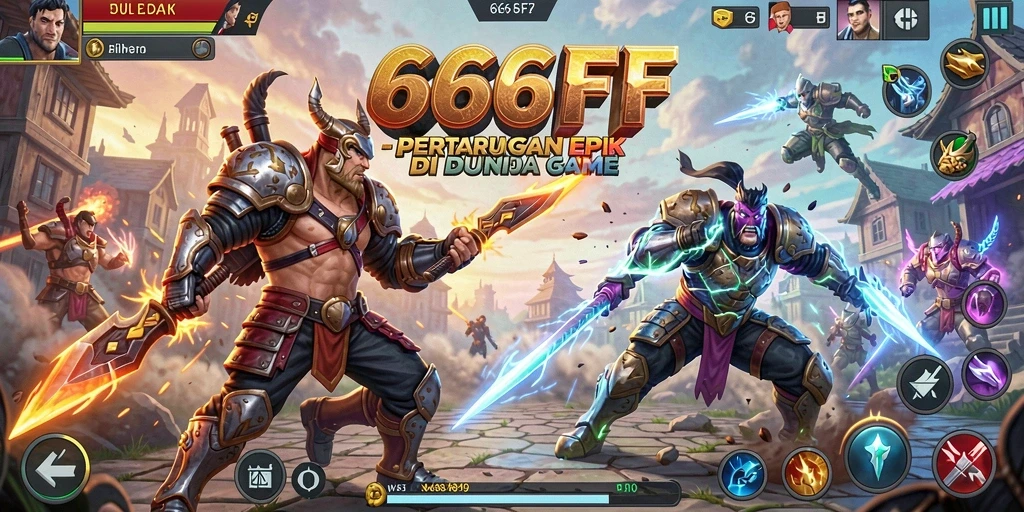 Tangkapan layar dari gameplay Fighting yang menarik di 666FF.