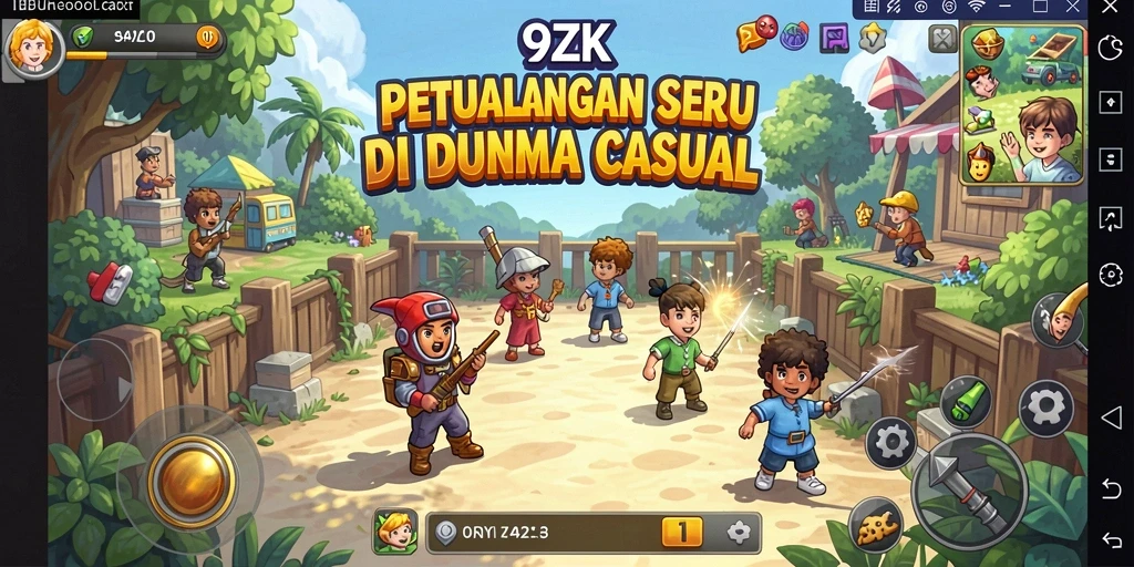 Gameplay seru dan penuh warna di 9ZK.