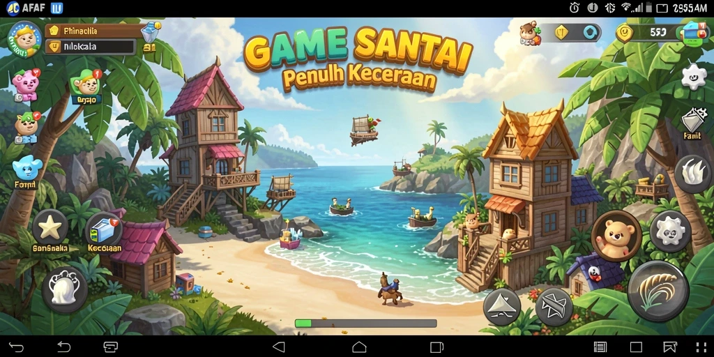 Tampilan menarik dan gameplay menyenangkan dari AFAF.