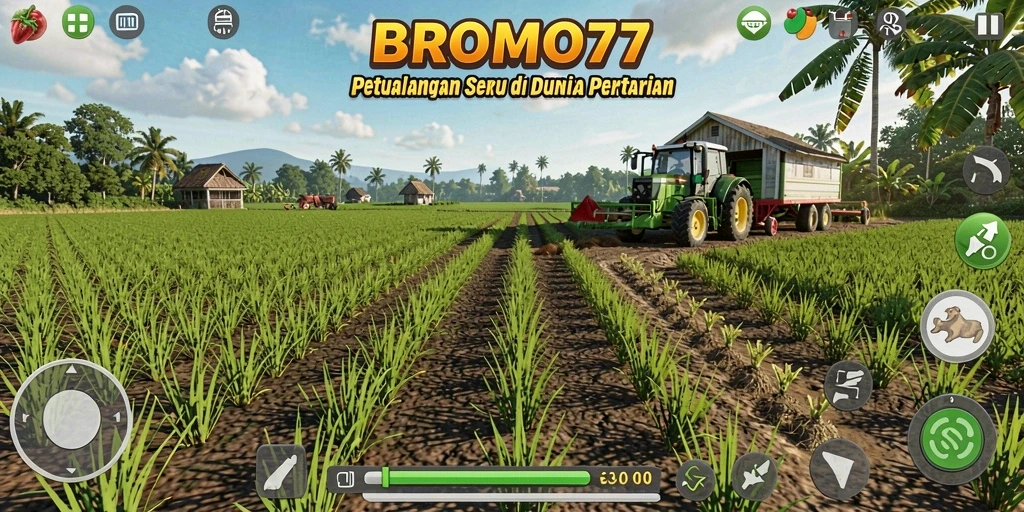 Tampilan gameplay BROMO77 yang menarik dan penuh warna.