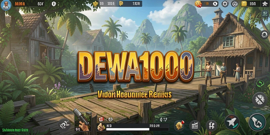 Screenshot gameplay DEWA1000 menunjukkan aksi menarik dalam simulasi kehidupan.