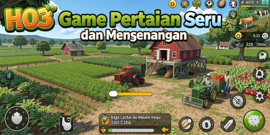 Tampilan gameplay H03 yang menakjubkan dalam dunia pertanian.
