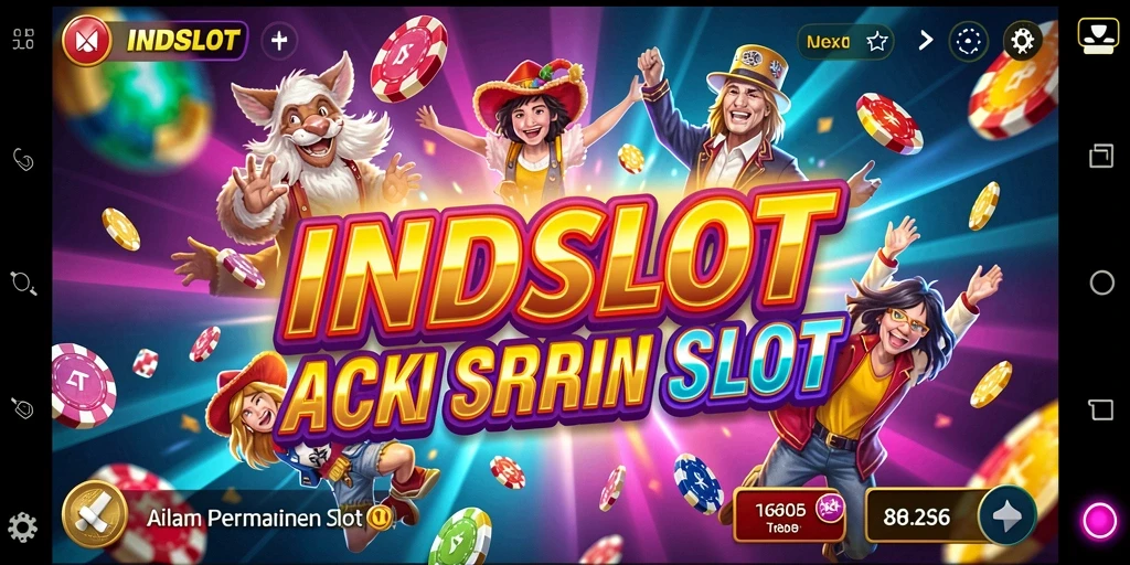 Tampilan gameplay action yang seru dan mendebarkan di INDSLOT.