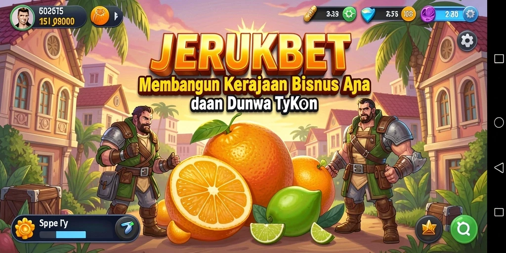 Tampilan visual menarik dari gameplay JERUKBET yang dinamis.