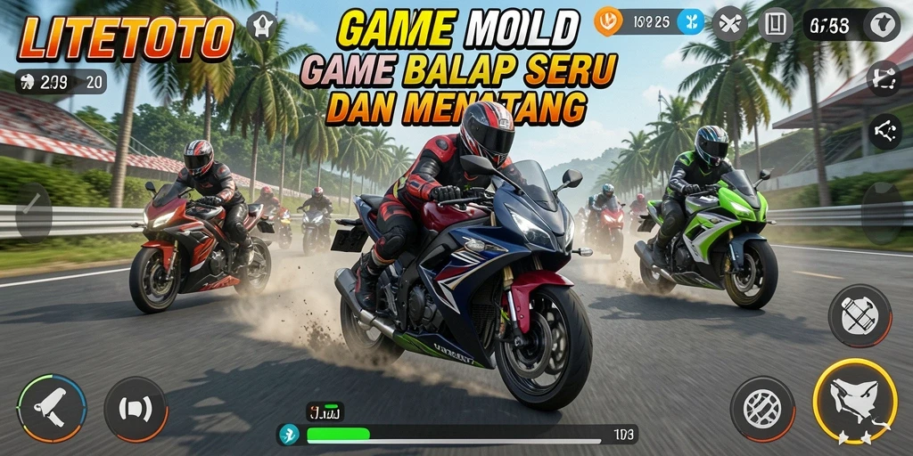 Tampilan gameplay LITETOTO yang mendebarkan dan menantang.