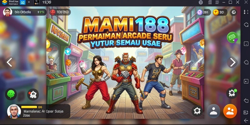 Tampilan seru dari gameplay MAMI188 yang penuh warna.