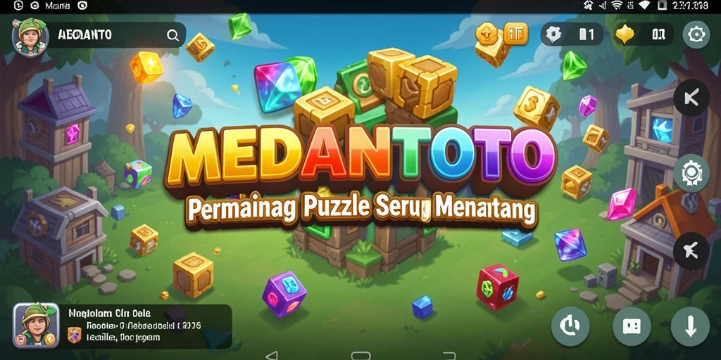 Tangkapan layar gameplay <strong>MEDANTOTO</strong> yang menampilkan grafik puzzle yang menantang.