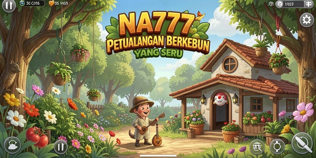 Screenshot menunjukkan gameplay seru dari pertanian di NA777.
