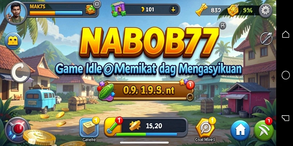 Screenshot NABOB77 menunjukkan gameplay yang seru dan menawan.