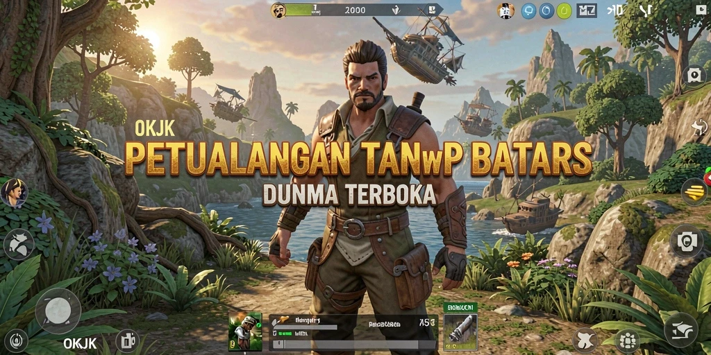 Gameplay Open World yang luas dan penuh petualangan.