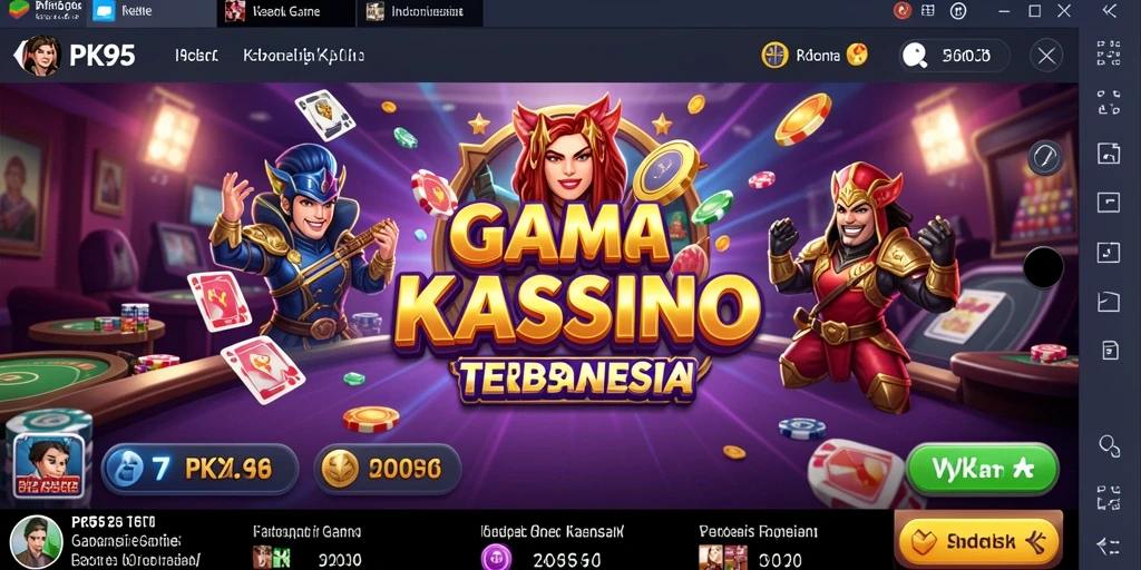 Tampak menarik dari gameplay Kasino di PK95.