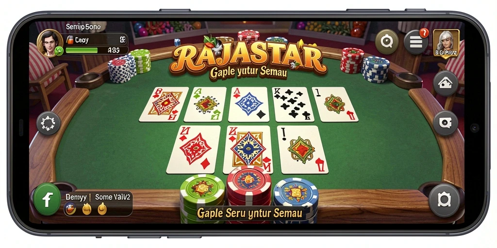 Tampilan gameplay RAJASTAR yang seru dan menawan.
