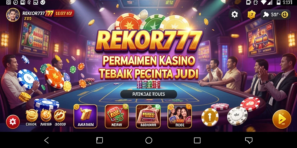 Tampilan gameplay menegangkan dari <strong>REKOR777</strong> dengan berbagai pilihan permainan Kasino.
