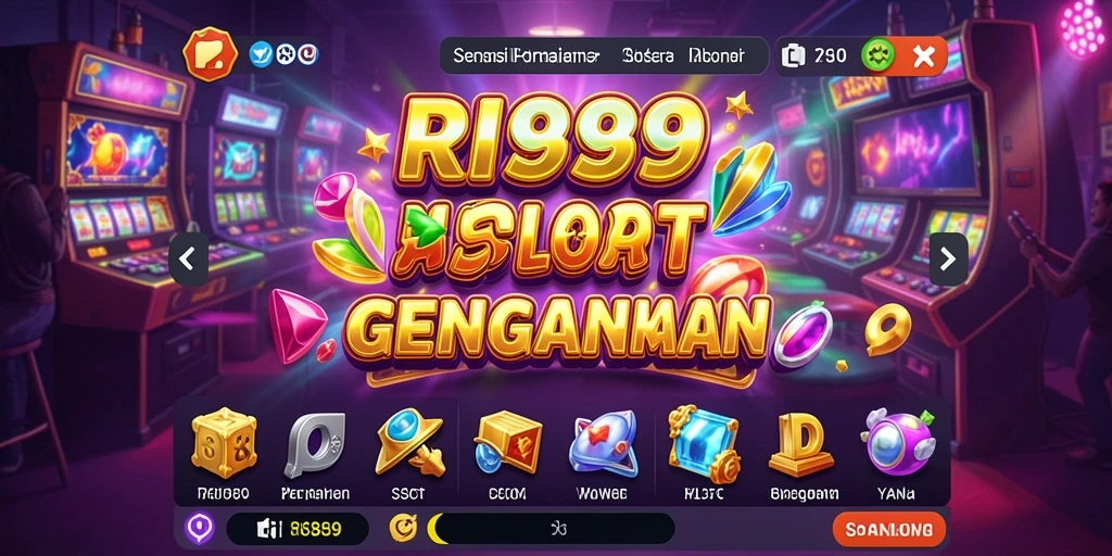 Tampilan antarmuka game Slot RI889 yang menarik.