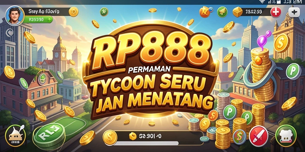 Tampilan menarik dari gameplay Tycoon RP888 yang seru.