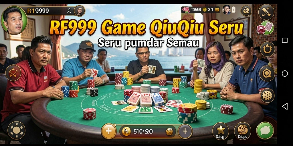 Screenshot RR999 menampilkan gameplay seru QiuQiu.