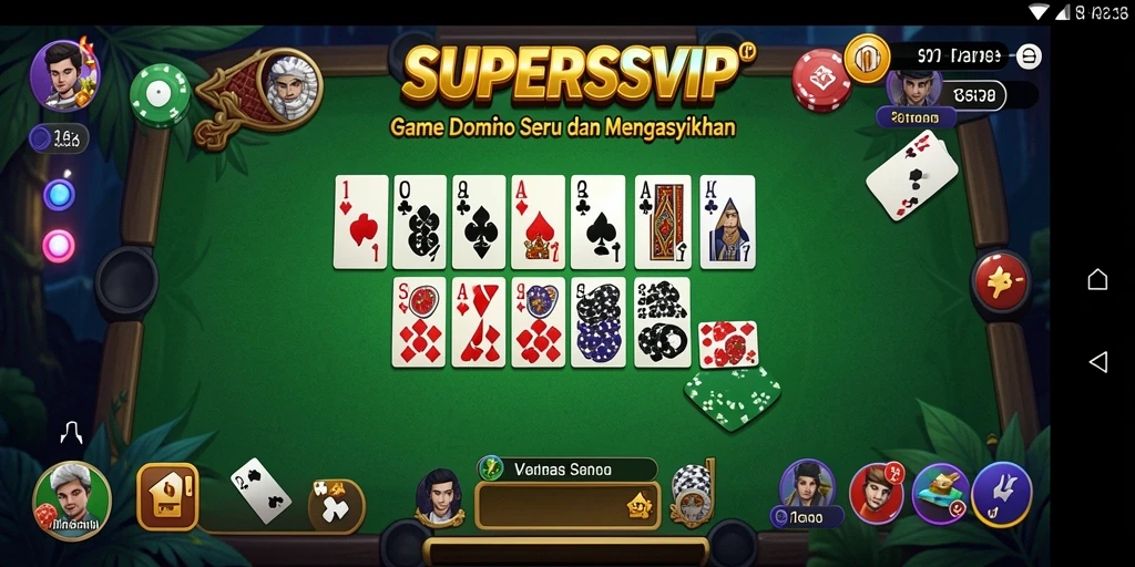 Gameplay seru dan interaktif di SUPERSVIP dengan teman-teman.