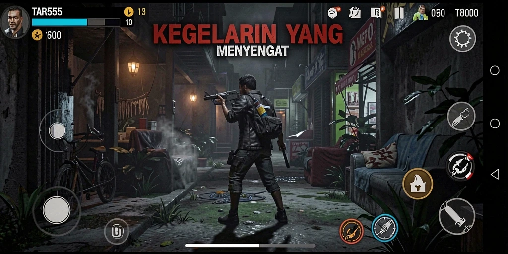 Gameplay menegangkan dalam suasana Horror yang mencekam.
