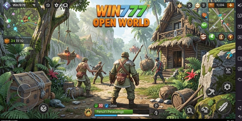 Menampilkan gameplay Open World menakjubkan di WIN777.