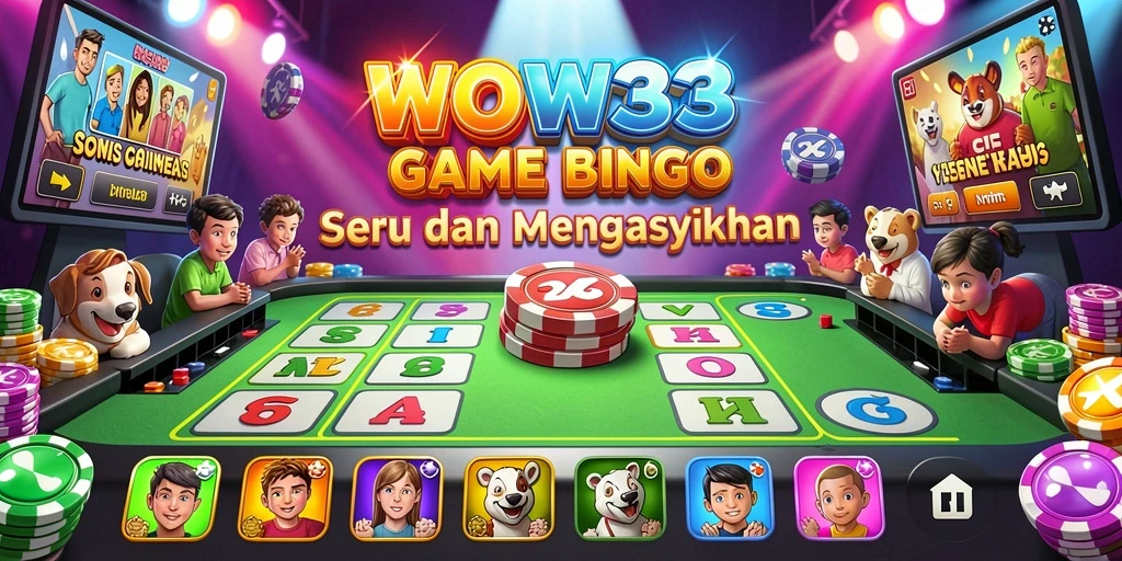 Screenshot gameplay WOW33 menampilkan keseruan bermain Bingo.